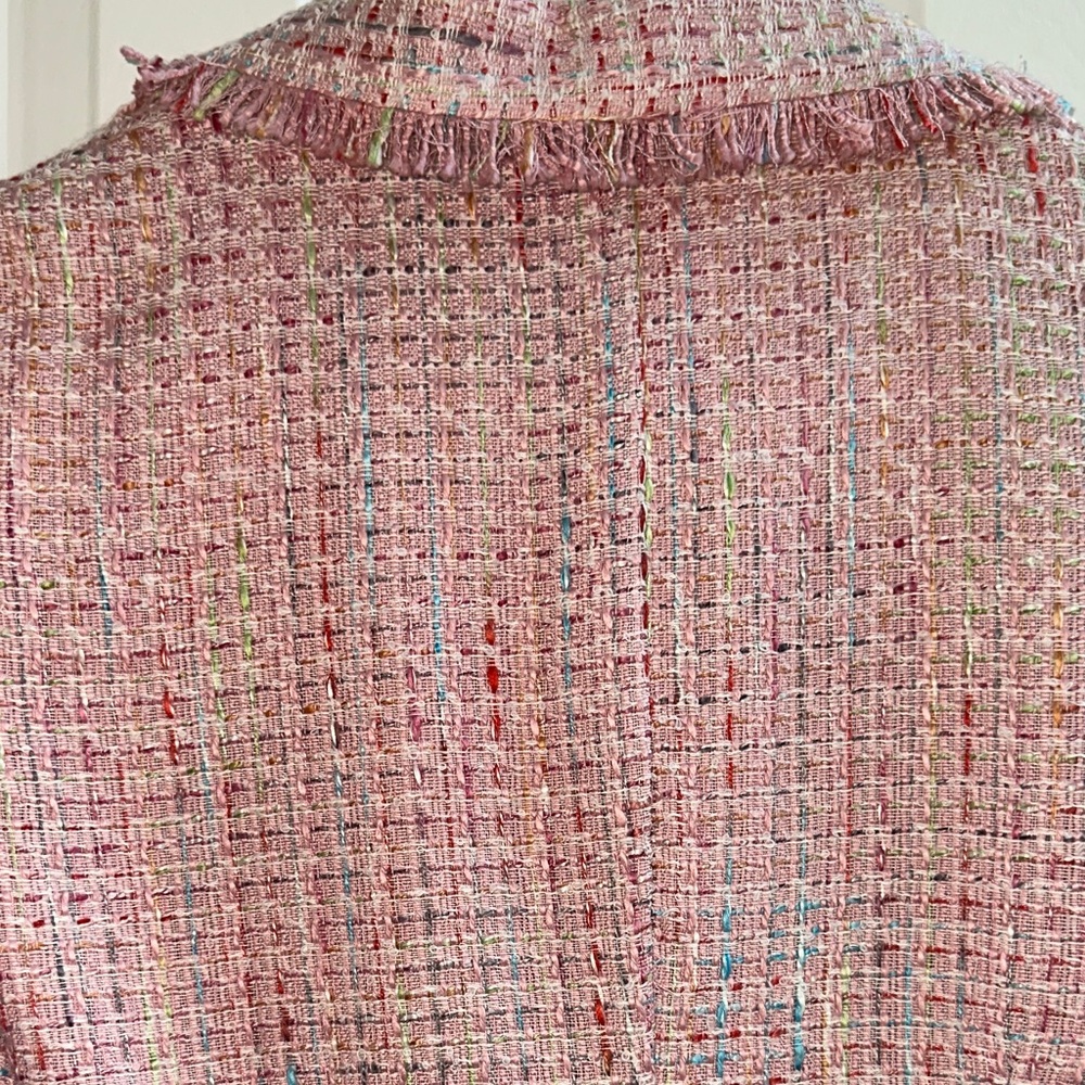 Star City Pink Tweed Tailored Blazer Jacket - Picture 6 of 6